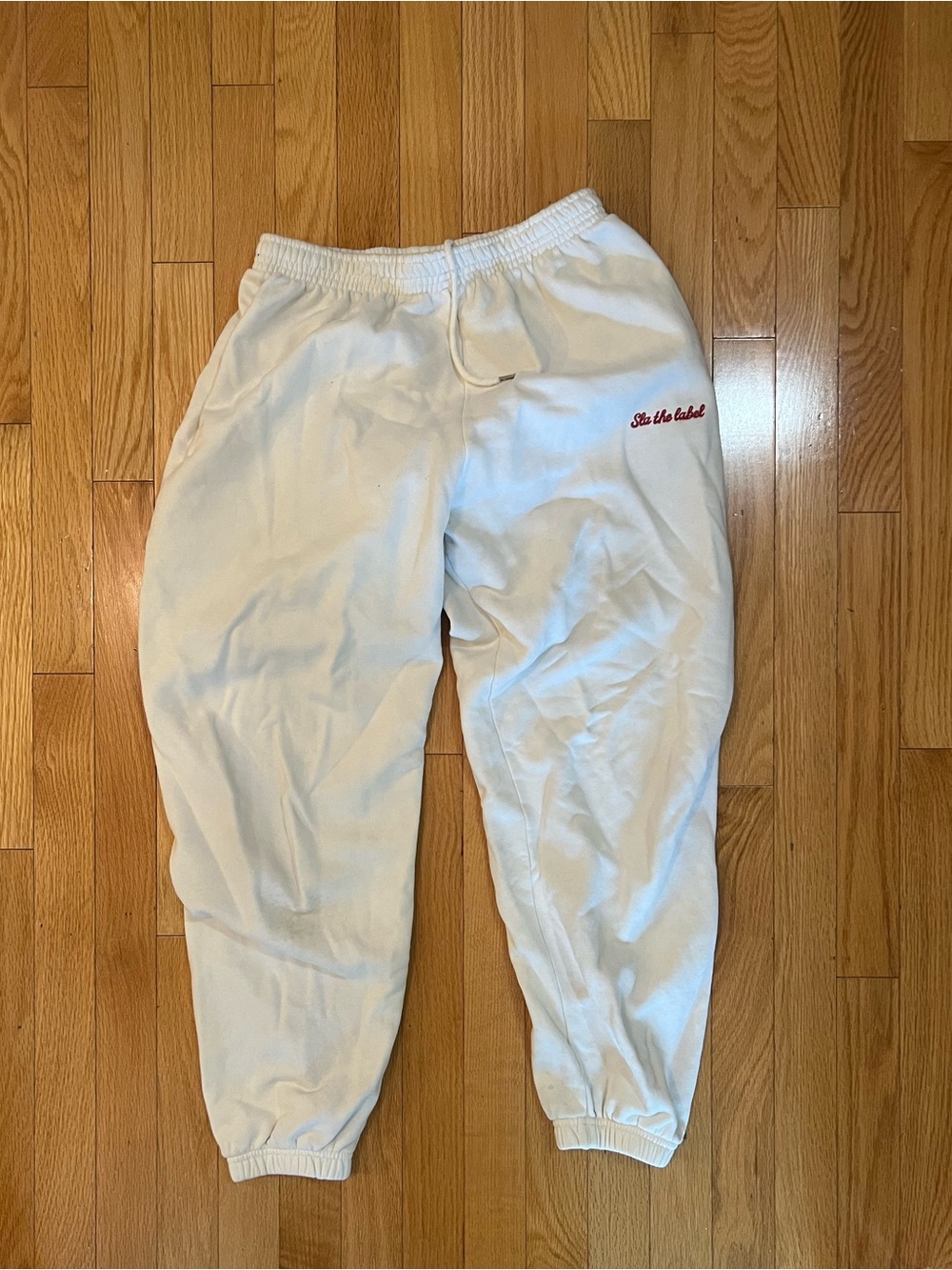 SLA the label Womens White sweatpants.